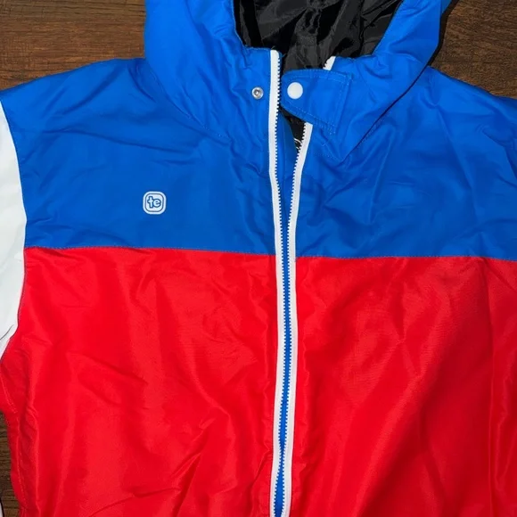 Tipsy Elves Men’s Red and Blue Snowsuit - Picture 4 of 12
